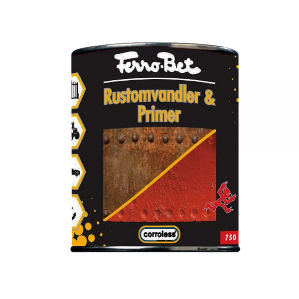 FerroBet Rust Converter and Primer 750 ml Ferrobet.no